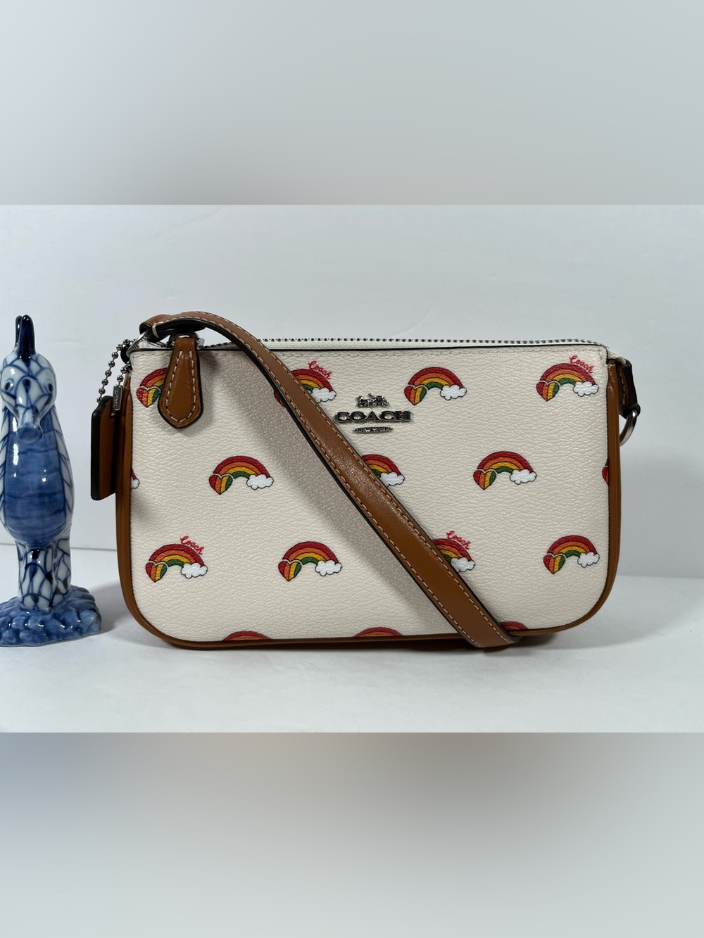 NWT Coach Nolita 19 With Rainbow Print